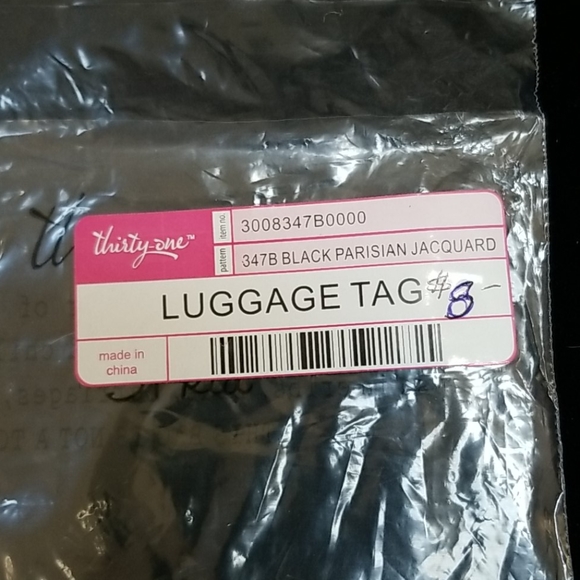 🧳BLACK LUGGAGE TAG - Picture 5 of 5